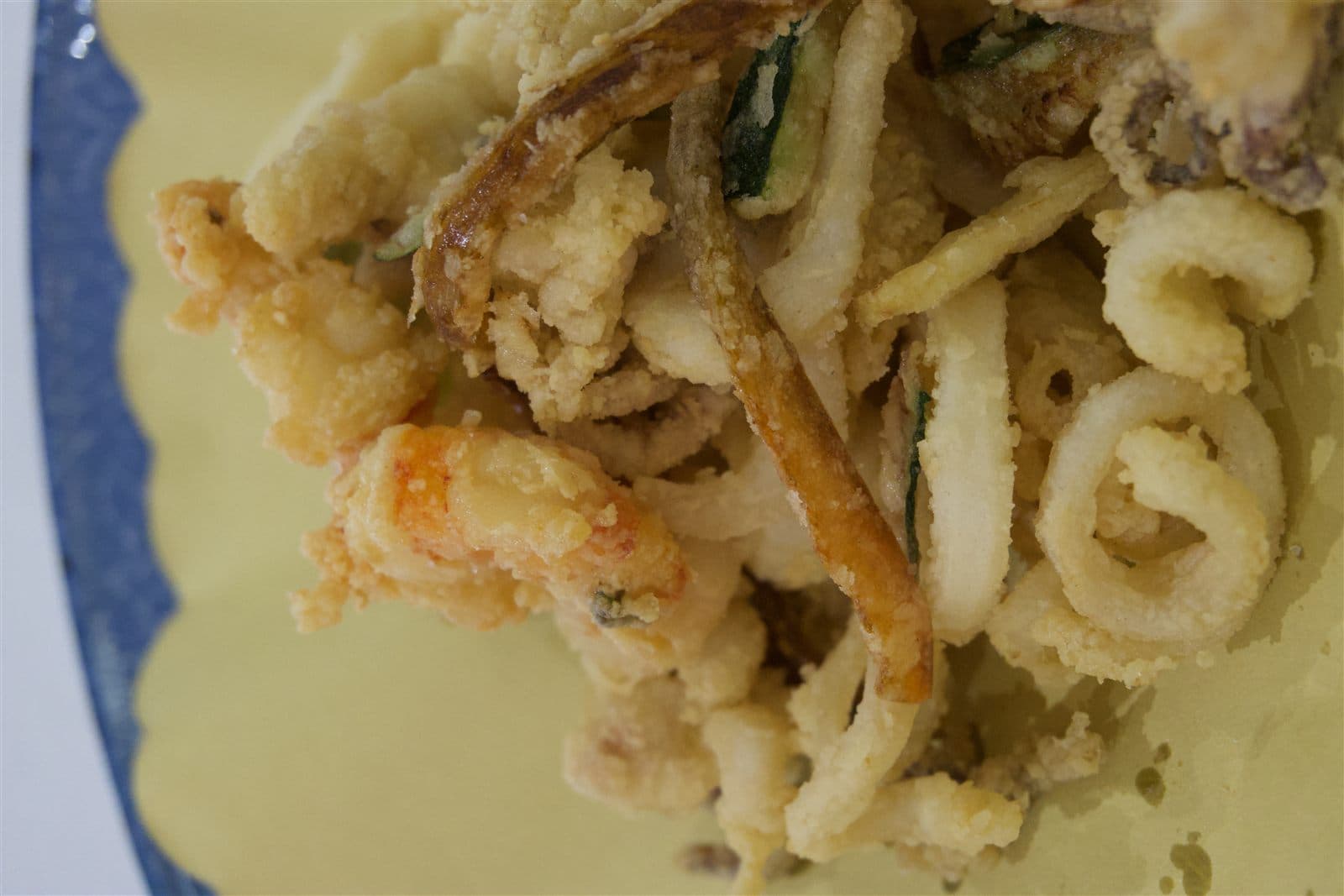 Frittura di paranza servita al ristorante Alexander
