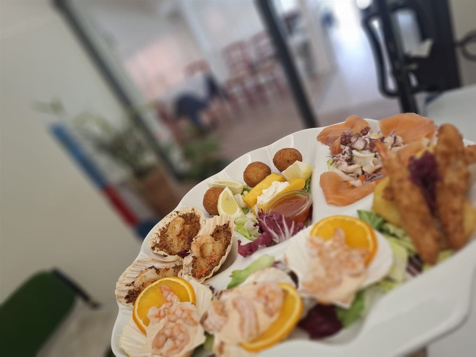 Gran fritto misto di pesce del ristorante Alexander